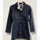 Retro denim dress by NA-KD vintage jeans dress 70s vibe