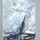 W sercu burzy Original Akwarela 42x30cm