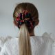 Gumka jedwabna, scrunchie, frotka kosmiczny sen MAXI