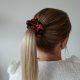 Gumka jedwabna, scrunchie, frotka kosmiczny sen MIDI