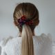 Gumka jedwabna, scrunchie, frotka kosmiczny sen MIDI