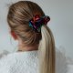 Gumka jedwabna, scrunchie, frotka kosmiczny sen MIDI