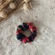 Gumka jedwabna, scrunchie, frotka kosmiczny sen MINI