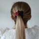 Gumka jedwabna, scrunchie, frotka kosmiczny sen MINI
