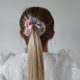 Gumka jedwabna, scrunchie, frotka kosmiczny sen MIDI