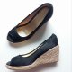 Satynowe Espadryle Koturny 39 H&M