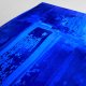 Abstrakcyjny obraz Deep Blue, akryl na papierze 42x59,4 cm, nowoczesna sztuka, ultramaryna