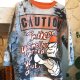 Bluza szara z motywem M L