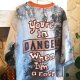 Bluza szara z motywem M L