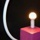 LAMPA UPCYCLING  RÓŻOWA 'C'