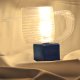 LAMPA UPCYCLING  NIEBIESKA kostka