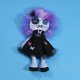"Violettka" – mroczna laleczka z motylkami (NastyCrazyToys)