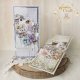 Kartka urodzinowa kobieca, prezent urodzinowy, kartka ręcznie robiona "Violet Memories 1" GOTOWA