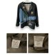 Stunning true vintage oversize 70s leather jacket embroidery Bavarian style