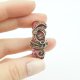 Jaspis cesarski broszka wire wrapping