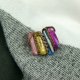 Kolorowa broszka wire wrapping