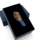 Lapis lazuli broszka wire wrapping