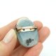 Agat broszka wire wrapping