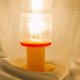 LAMPA UPCYCLING  żółty 'walec'