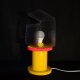 LAMPA UPCYCLING  żółty 'walec'