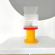 LAMPA UPCYCLING  żółty 'walec'
