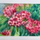 Rhododendron Original Akwarela A4