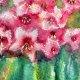 Rhododendron Original Akwarela A4