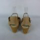 Gaimo Espadrilles skórzane espadryle na koturnie skóra 40 - 24,5 cm