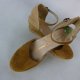 Gaimo Espadrilles skórzane espadryle na koturnie skóra 40 - 24,5 cm