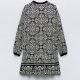 ZARA - KRÓTKA SUKIENKA - BOHO - S