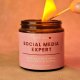 Świeczka sojowa SOCIAL MEDIA EXPERT