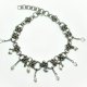 Elegancki choker ze stali chirurgicznej z perłami i sercem