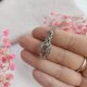 Naszyjnik Kryształ Górski stal chirurgiczna wisiorek handmade wirewrapping