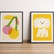 Plakat 50 x 70 cm Wisienki