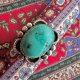 Vintage Navajo Turquoise Sterling Silver Ring ❤ Srebro i turkus ❤ Duży pierścionek ❤ Ręczna praca