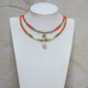 Sea collection - Koral orange vol 2 /choker/ 10.07.25