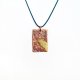 Wyjący wilk. Wisiorek z miedzi i mosiądzu. Amulet mocy