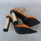Public Desire sandały na obcasie ekoskóra 4 / 37 24 cm