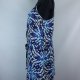 Cynthia Rowley sukienka do kolan 100% len / XL