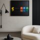 Obraz 3D relief ręcznie malowany PAC-MAN