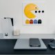 Obraz 3D relief ręcznie robiony i malowany PAC-MAN