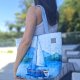 Pikowana duża torba shopper Solina