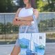 Pikowana duża torba shopper Solina