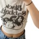 Vintage y2k Style Black Sabbath RIP Tee – Ozzy Osbourne Graphic T-Shirt, Band Merch, 70s Rock Y2K Grunge Top bluzka