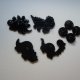 PIN PRZYPINKI BROSZKI DINOZAURY - 4 SZTUKI