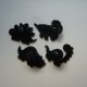 PIN PRZYPINKI BROSZKI DINOZAURY - 4 SZTUKI
