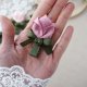 Spinka do włosów dla dzieci kwiatek z kokardką SD02