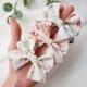 Opaska dla niemowlaka MILA kokarda róż flowers OPL04