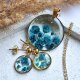 Kolczyki z morską gipsówką