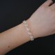 Ślubna Bransoletka z Kryształków Preciosa Crystal AB i Koralików Miyuki Delica